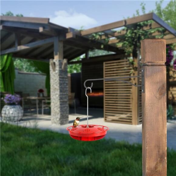 8" Plant Hangers 6 Pack, Hanging Plant Bracket for Wall Fence Porch Outdoor - Picture 6 of 8